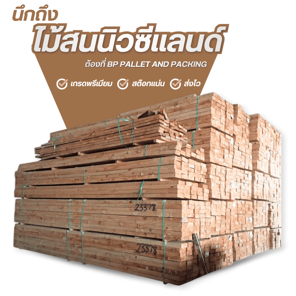 สั่งไม้สนนิวซีแลนด์ ไม้พาเลท